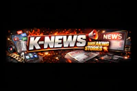 k news dreaming stories banner on a black background